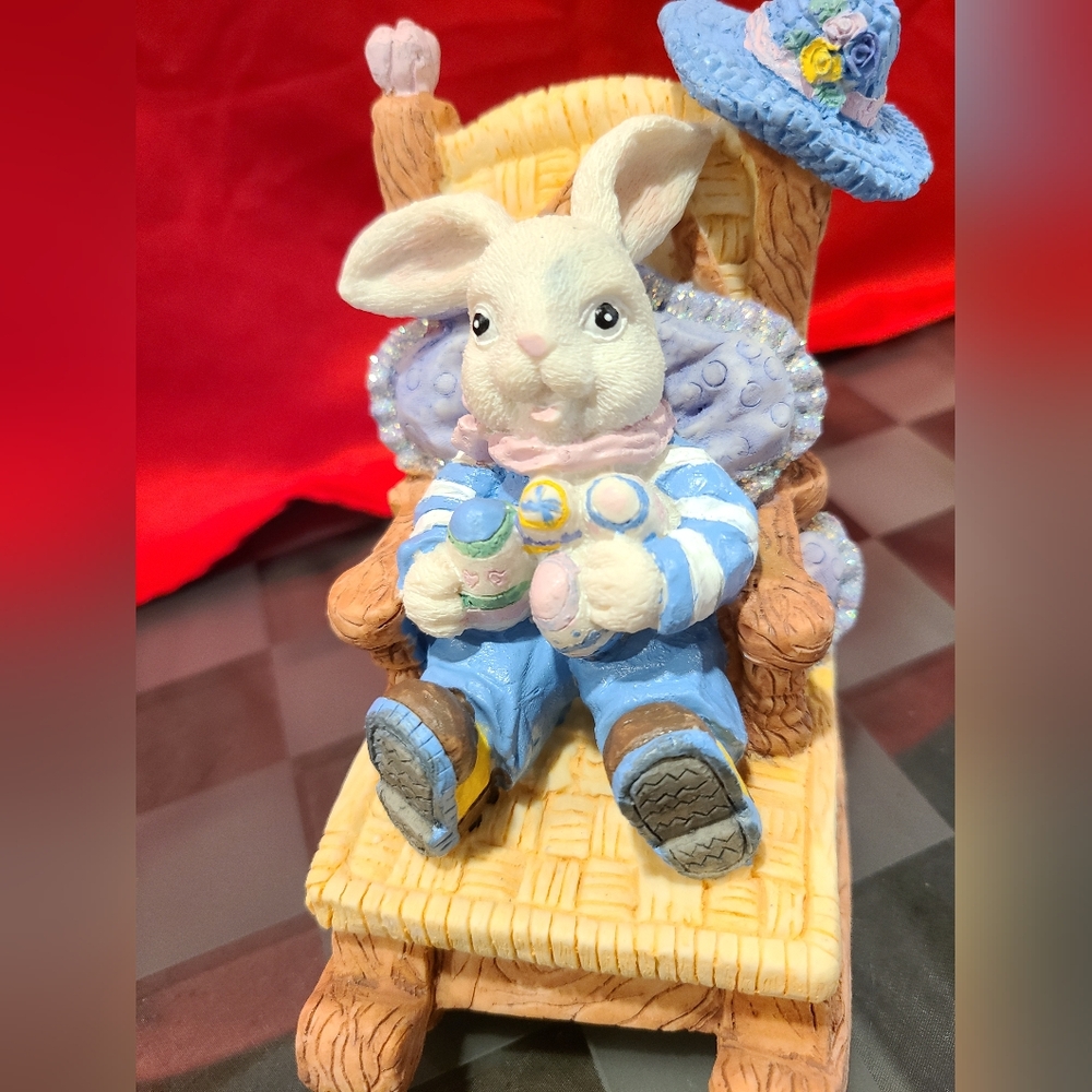 Rocking Chair Bunny Collectible